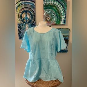 Plus Size Women’s Top In Blue Size 22